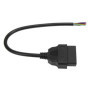 Câble ABS 16Pin OBD2, Adaptateur de Prise OBD2 16Pin Connecteur de Câble Mâle Raccord D'outil de Diagnostic pour ELM327 Extensio