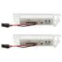 Konuooer Lot de 2 éclairages de plaque d'immatriculation pour Alf-a Romeo Giulietta 940 - Pour 147 156 159 166 MiTo GT Spider Br