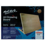 Mont Marte Planche à dessin A3 avec bande élastique en bois de hêtre inclinable avec bande élastique pour sécuriser les travaux.