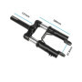 MangWany Fourche de Suspension Amortisseur Avant pour Xiaomi M365 Pro/Pro2/1S/Essential Lite/Mi 3 Garde-Boue/Support de Pied/Sco
