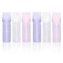 Kiperline Applicateur Huile Cheveux, 6pcs Bouteille Huile Cheveux 120ml Applicateur Huile Cheveux avec Brosse pour Coloration De