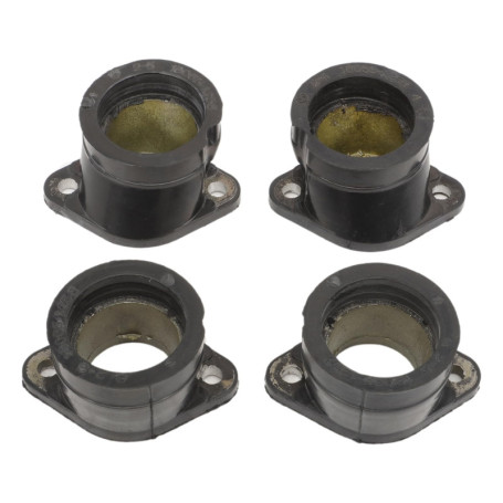 FanPaYY Jeu de collecteur d'admission de carburateur - Manchons d'admission en caoutchouc - Adaptateur d'interface pour Kawasaki