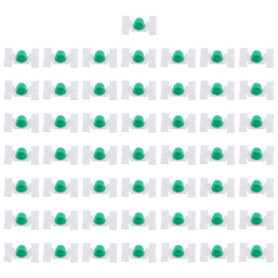 50 pièces en plastique blanc porte de voiture moulure de garniture Clips attaches attaches pour 3 série E36 E46 Auto accessoires