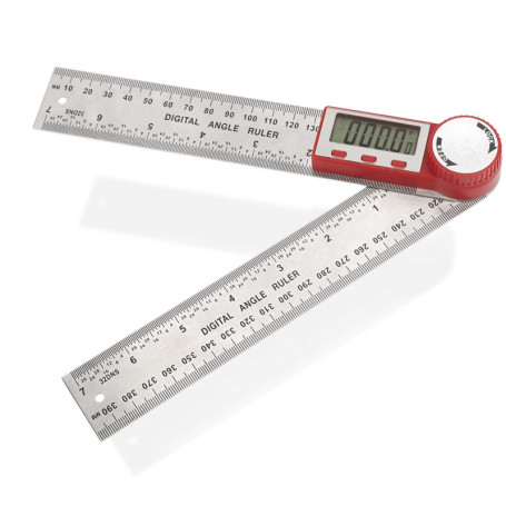 Numérique Angle Finder Double échelle 360 Degrés rapporteur d'angle numérique 200mm Règle Rapporteur d'Angle Numérique avec LCD 