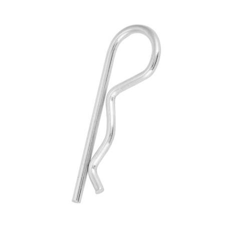 10 pièces goupille Fendue en Fer galvanisé, goupille Fendue de Type B, goupilles de retenue plaquées Zinc Pinces à Ressort éping