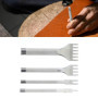Ensemble d'outils de poinçon à griffes en cuir ciseau à laçage bricolage laçage couture poinçon fournitures pour bandes de montr