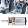 Motoréducteur, Ga12-N20 Dc6v 100 Tr/Min Moteur à Courant Continu à Réducteur De Vitesse Avec Boîte De Vitesses En Métal, Motoréd
