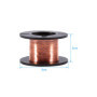 5pcs Fil Émaillé en Cuivre 0,1 mm, Enameled Copper Wire, Diameter 0.1mm Length 12m Enamelled Repair Wire pour Raccordement Soudu
