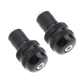 YINETTECH 1 Paire d'embouts de Poignée Bouchons Coulissants pour Guidon de Moto 7/8 Pouces 22mm Anti-Vibration en Alliage d'alum