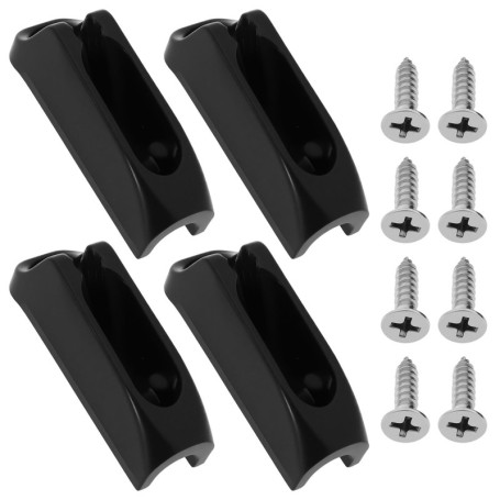 LT Easiyl Lot de 4 Taquets de Blocage Autobloquants pour Corde de Bateau avec Vis Adaptés Aux Cordes de Moins de 4 Mm