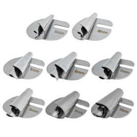 ZGDEIWGF Pied De Machine À Coudre, 8 Pièces, Accessoires De Machine À Coudre, Pied-De-Biche en Acier Inoxydable, Pied D'Ourlet p
