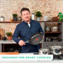 Tefal Jamie Oliver Cook's Direct Inox Lot de 2 poêles 24/28 cm, Induction, Revêtement antiadhésif, Indicateur de cuisson, Poigné