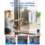 ECOVACS WINBOT Mini - Robot de Nettoyage de vitres - Design Compact - Double Buses avec pulvérisation ultrasonique