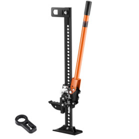 VEVOR Cric Tout-Terrain 4x4 Capacité de Charge 3,18 tonnes, Cric à Crémaillère Hi-Lift Haute Levée de 86 cm, avec Plage de Levag