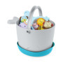 Skip Hop Moby - Seau de Rangement pour Jouets de Bain pour Bébé 9 Mois et Plus - Forme de Baleine - Organisation Astucieuse pour