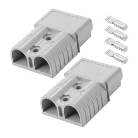 Bohaner Anderson Lot de 2 presse-étoupes pour fiche Anderson 120 A à courant élevé certifié connecteur de batterie pour voiture,