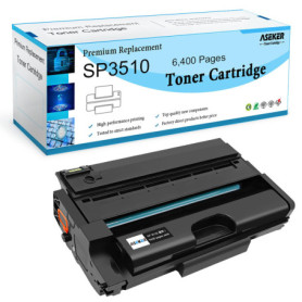 ASEKER Compatible Toner Cartouche pour Ricoh Aficio SP 3400 3400DN 3400SF 3410 3410DN 3410SF 3500 3500DN 3500SF 3510 3510DN 3510