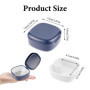 2 Pièces Boite Appareil Dentaire, Boite Gouttiere Dentaires, Boîte à Prothèses Dentaires avec Tamis, Boîte de Rangement pour net