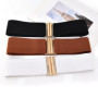 DUOXIN Lot de 3 Ceintures Extensible pour Femme, Ceintures de Taille Emboîtement Large Élastique Sangle Rétro Ceinture Elastique