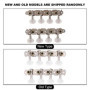 Pinces de réglage, têtes de machines RiToEasysports Mandolin Cordes de réglage, pinces 4L4R pour accessoire d'instruments Mandol