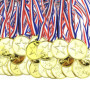 HOMURY Lot de 100 médailles d'or pour Enfants - Médailles d'or gagnantes - Médailles d'or gagnantes - Médailles gagnantes - Méda