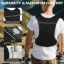 Gilet Hydratation Running avec 2 Soft Flask 500 ML, Réfléchissant Gilet d'hydratation de Course à Pied pour Femmes et Hommes, Sa