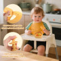 Set de vaisselle pour bébé en silicone antidérapant avec ventouse, 8 pièces : assiette pour bébé, assiette pour enfant avec vent