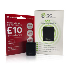 IDC© iT1 - dispositif d'écoute - de surveillance Chambre - Dispositif de sécurité - Petit, discret et indétectable - Écoutez les