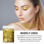 50 g de Paillettes Dorées Faites à la Main, Poudre pour Vêtements et Artisanat - Remplies à la Main
