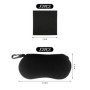 HDGSAFD 2 Étuis À Lunettes Et 2 Chiffons À Lunettes, Étui À Lunettes Portable Pour Une Utilisation En Extérieur, Sac De Rangemen