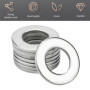Lot de 50 rondelles en acier inoxydable M8 x 20 mm - Rondelles de carrosserie en acier inoxydable