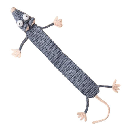 Marque-Page Souris 1 Pièce, Marque-Page Tricoté À La Main, Marque-Page Cadeau, Marque-Page Animal Mignon, Accessoires De Lecture