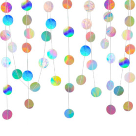 NYGGTYK Pièces De Fantaisie -Colore Cercle D'Ornements Suspendus, Décorations De Fête, Scènes De Fête -Layout, Décoration Murale