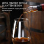 Refroidisseur de Vin en 2 Pièces - Bouteille en Acier Inoxydable, Accessoires 3 en 1 - Cadeaux pour Hommes et Amateurs
