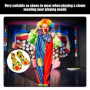 OAOSDH 1 Paire De Chaussures De Clown pour Enfants, Personnalité Créative, Chaussures À Lacets Réglables, Accessoires De Jeu De 