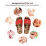 Xrten Pantoufles de Massage des Pieds, Pantoufles Massage Ergonomique Pied Traitement Antidérapant Promouvoir la Circulation San