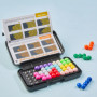 ZYEKIU IQ Puzzler Pro Smart Game Casse Tcete Casse Tete Enfant avec 120 Types de Défis, Jeux de Voyage et de Poche, Intéressant,