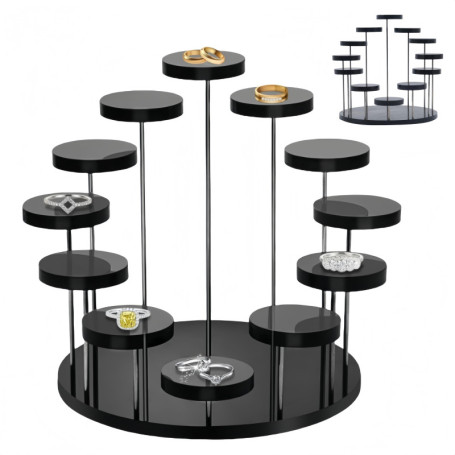 HJYDGJ Présentoir à 12 animaux en acrylique - Figurines d'anime - Présentoir à bijoux - Dessert - Cupcake - Organiseur de parfum