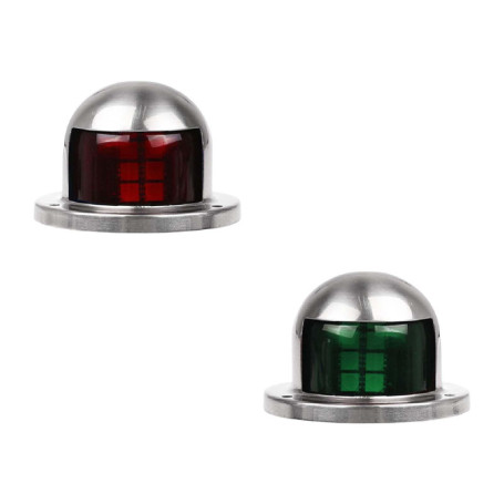 2 pièces Led Pour Bateau,Marine Lampe Des Signalisation,Lampes De Navigation,Feux de Navigation,Feux de Navigation de Bateau,Feu