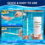 7 en 1 Testeur pour Eau de Piscine et Spa, 100 test pour tester chlore libre, le chlore total, le brome, la dureté totale, l’alc