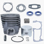 Haishine Nikasil Plaqué 46mm Cylindre Anneau De Piston Broche Roulement Huile Kit D'étanchéité Joint pour Husqvarna 51 55 Ranche