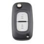 LAKOMODO Coque Clé Plip Télécommande pour Renault Clio 3 Kangoo Master Modus Trafic Twingo Wind Megane -2 Boutons- avec 2 Switch