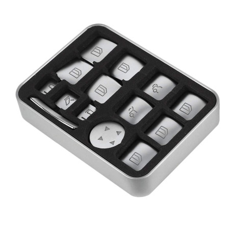 WANGCL Autocollant pour bouton de lève-vitre de voiture Mer-cedes Ben-z B C E Gla Cla Glk Gl Ml Gle Class