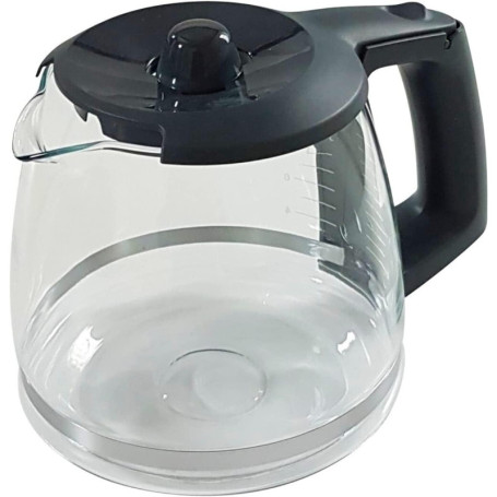 Lichtblau Verseuse en verre anthracite pour machine à café TKA6A Bosch I Verseuse de rechange pour TKA6A044 & TKA6A047 I Pour ma