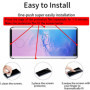 Tzstz 2 Pièces Verre Trempé pour Samsung Galaxy S10 4G Protection Écran ，3D curved glass，Sans Bulles, Anti-Rayures，HD Film de Pr