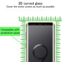 Tzstz 2 Pièces Verre Trempé pour Samsung Galaxy S9 Plus/S9+ Protection Écran ，3D Couverture Complète Film de Protection，Sans Bul