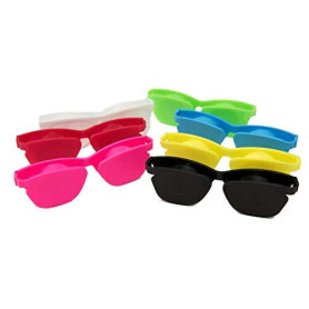 SPORTS WORLD VISION 6PC Étui à lentilles de Contact Style Lunettes | Étui à lentilles de Contact Plat et Rabattable Optishade | 
