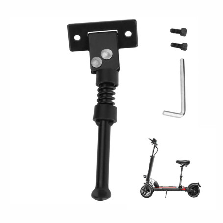 Yungeln Béquille latérale en Aluminium Compatible avec Trottinette électrique KUGOO Kirin M4/M4 Pro, Repose Pied pour Trottinett