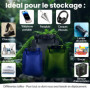 Gicctyble Sac Étanche Léger 6 Pièces, 1,5L/2,5L/3L/3,5L/5L/8L, Sac Etanche Nautique Imperméable pour Kayak, Randonnée, Camping e