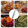 2Pièces Infuseur Thé,à Filtre en Acier Inoxydable Tea de Passoire Maille Fine,Cuillere Tube Infuser Strainer épices Filter,Sache